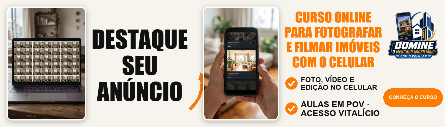 Anúncio do curso Domine o mercado imobiliário com o celular: Destaque seu anúncio