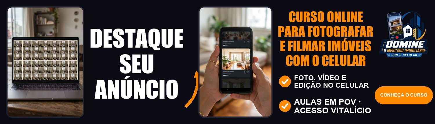 Anúncio do curso Domine o mercado imobiliário com o celular: Destaque seu anúncio