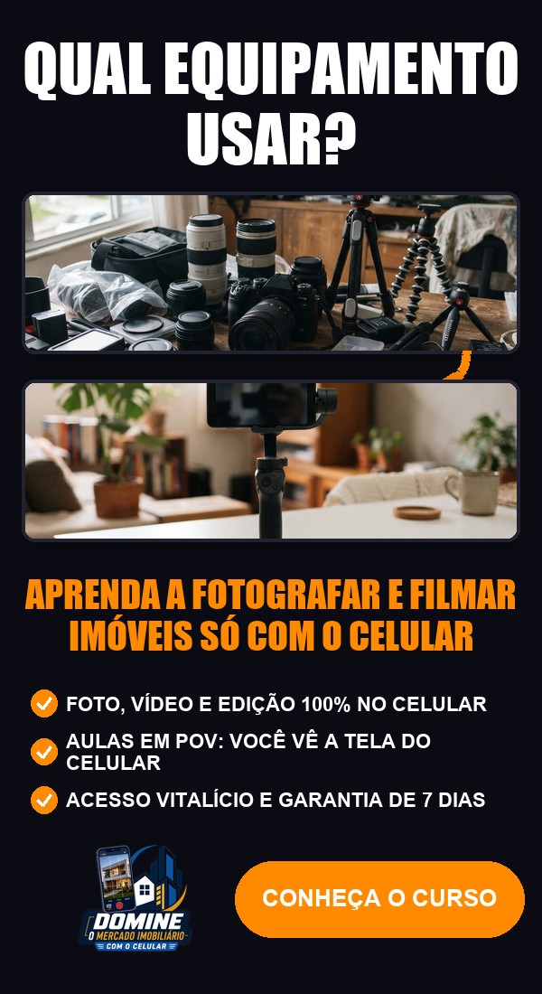 Anúncio do curso Domine o mercado imobiliário com o celular: Qual equipamento usar?