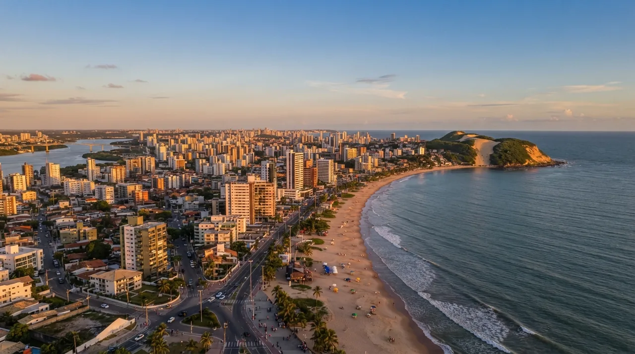 Vista da cidade de Natal