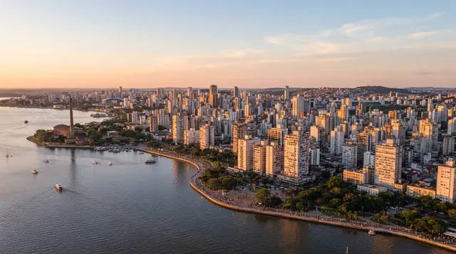 Vista da cidade de Porto Alegre
