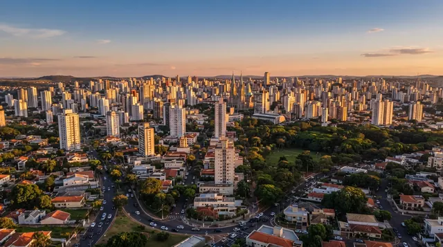 Vista da cidade de Ribeirão Preto