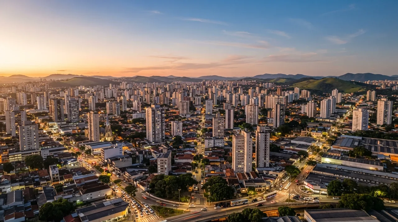 Vista da cidade de Santo André