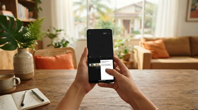 Ilustração: tela do smartphone com o CapCut exibindo exclusão do encerramento automático